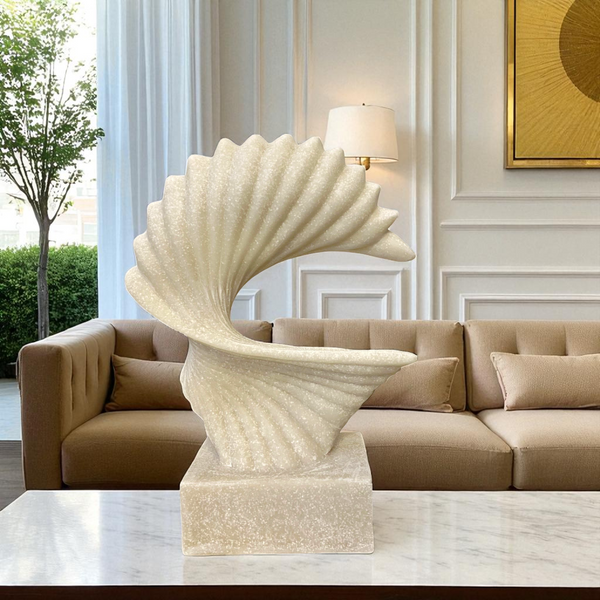 Modern Abstract Swirl Ornament