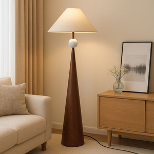 Elegant  Lumos Cone Contemporary Floor Lamp