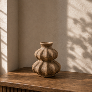 Sophisticated Sculpted Ceramic Decorative Vases