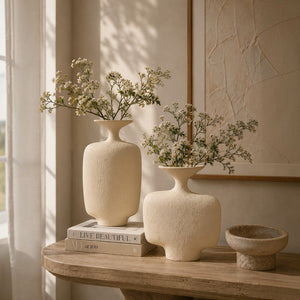 Contemporary Geometric Ceramic Vases
