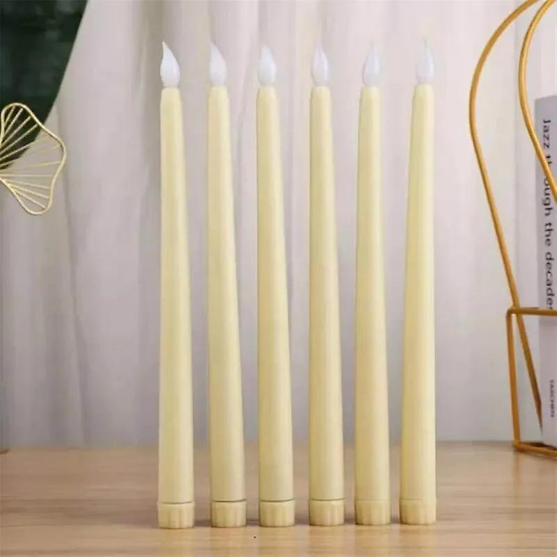 Flameless LED Long Taper Candles