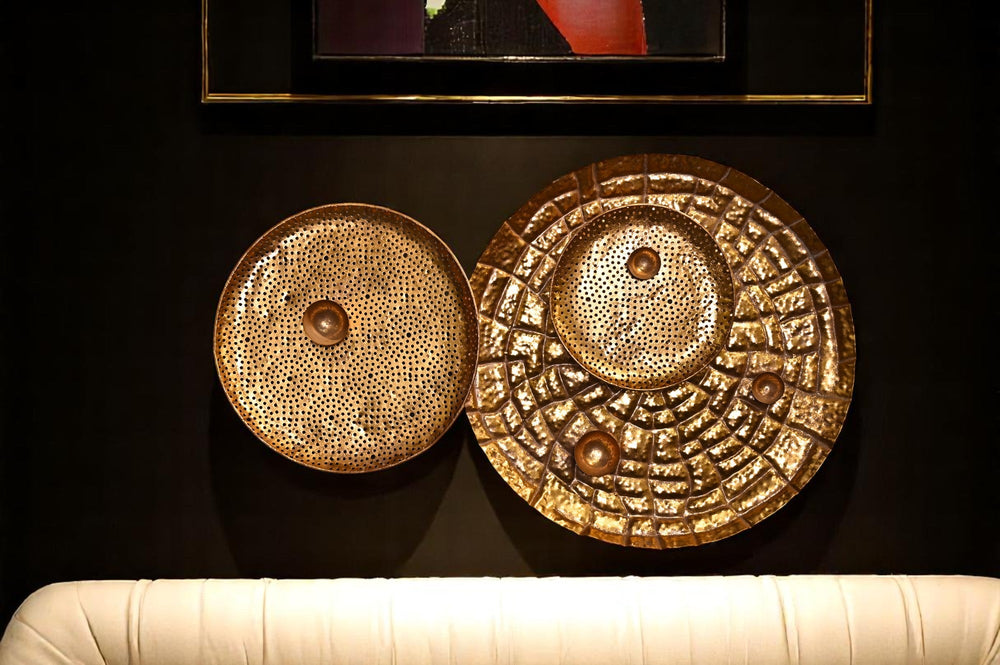 Dual-plates Retro Wall Decor