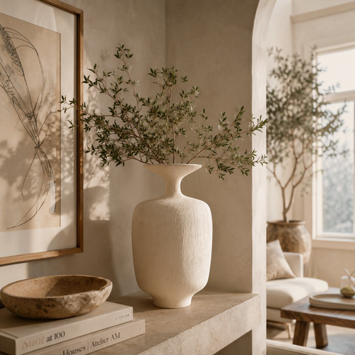 Contemporary Geometric Ceramic Vases