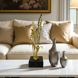 Golden Harvest Elegance Metallic Ornament