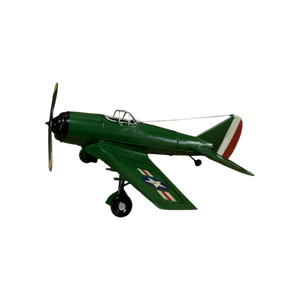 Vintage Green Airplane Model