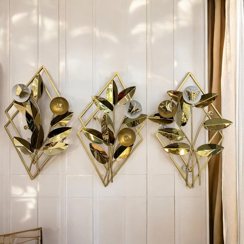 Stainless Steel Decorative Wall Art Pieces – Each