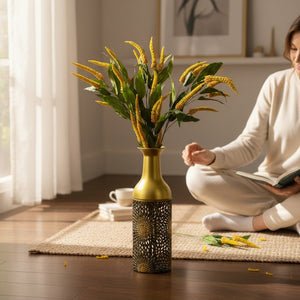 Elegant Heritage Flower Arrangement (3 Sticks in Vase)