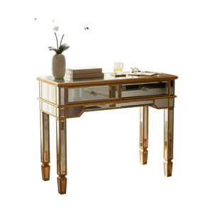 Grand Aurora Modern Mirror Storage Console Table