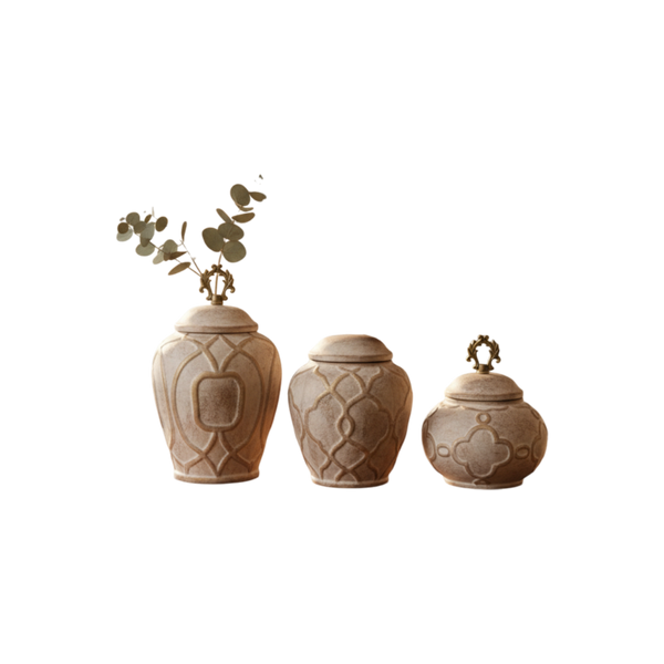 Luxe Bloom Contemporary Candy Jar Set