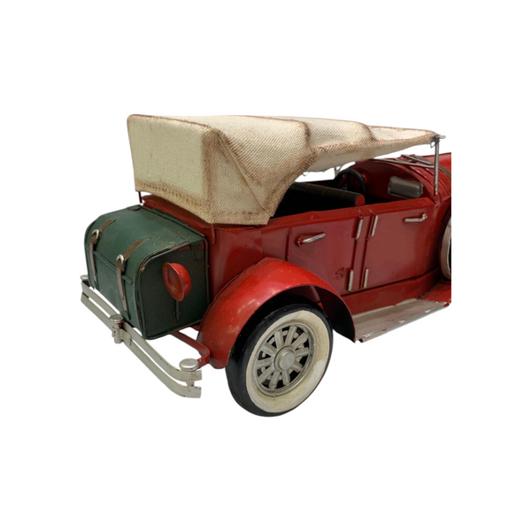 Metallic Vintage Convertible Car Model