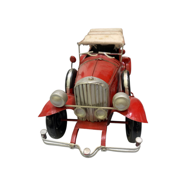 Metallic Vintage Convertible Car Model