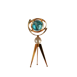 Harmony Bloom Crystal Globe Sculpture
