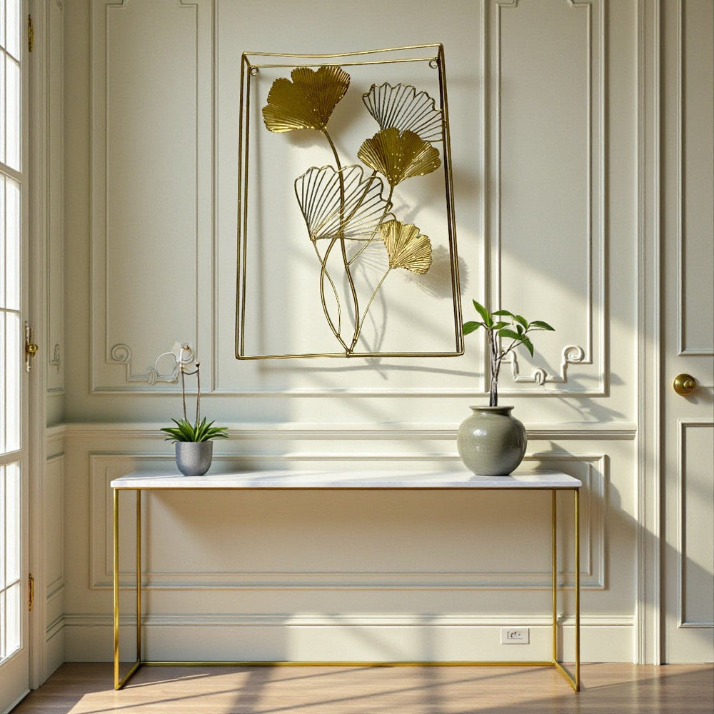 Luxury Hand-Polished Brass Wall Accent