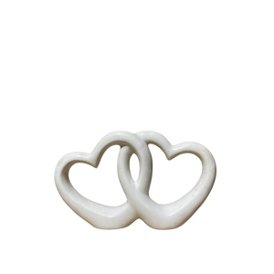 Eternal Love Double Heart Sculpture