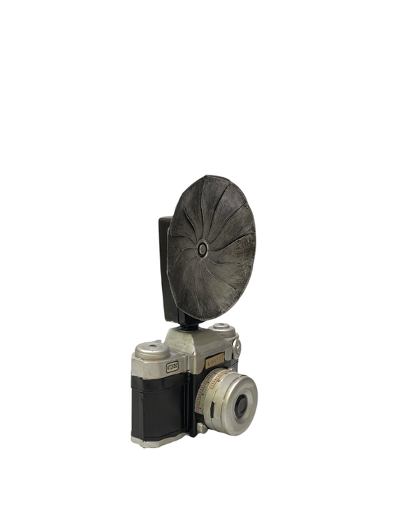 Metallic Vintage Flash Camera Model