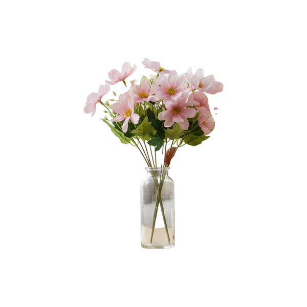 Elegant Floral Harmony Decor (4 Sticks in Vase)