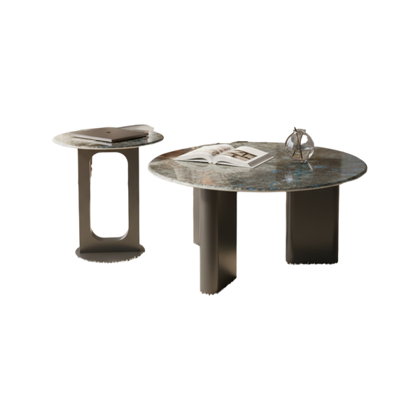 Elegant High-Quality Designer Centre Table with Side Table Set