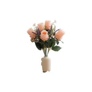 Blush Link Artificial Flower Arrangements (2 Sticks in Vase)