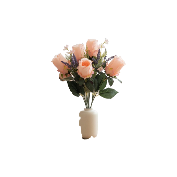 Blush Link Artificial Flower Arrangements (2 Sticks in Vase)