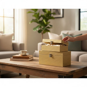 Sapphire Elegance Jewellery Trunk Set