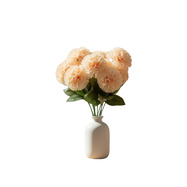 Ivory Cream Floral Decorative’s (2 Bunches in Vase)