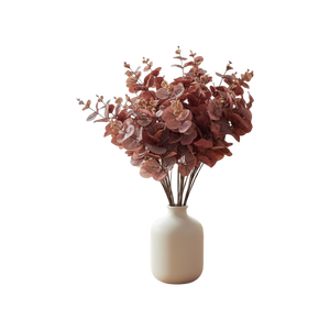 Lilac Purple Decorative Flowers (2 Bunches in Vase)