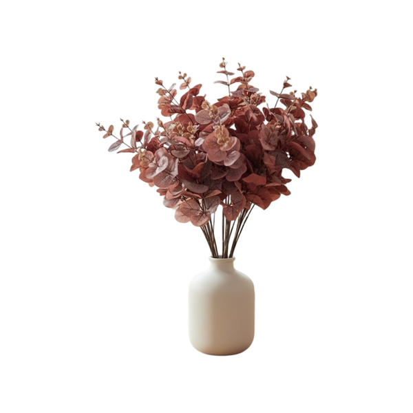Lilac Purple Decorative Flowers (2 Bunches in Vase)