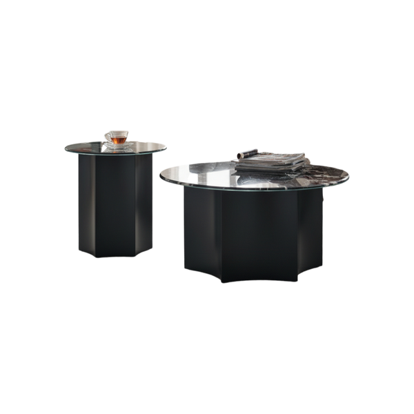 Original Luxe Metallic Centre Table + Coffee Table Set