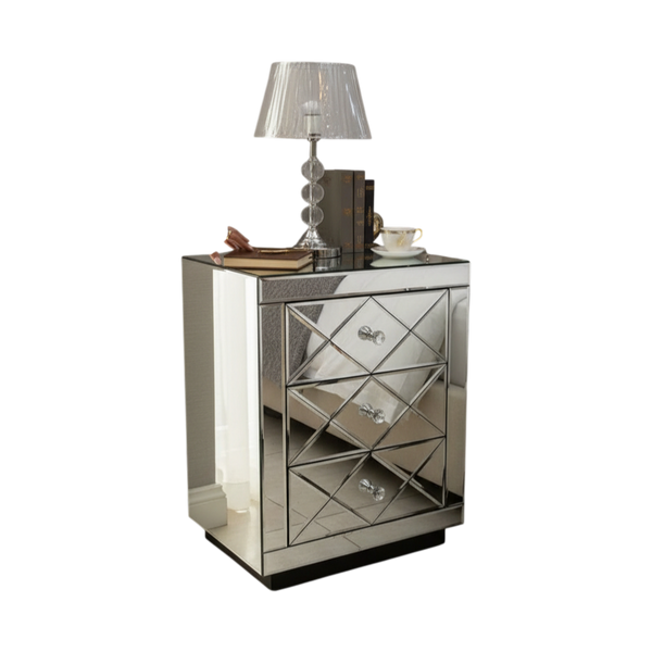 Celeste Luxe Reflective Side Table
