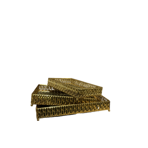 Handcrafted Golden Lattice Artisan
