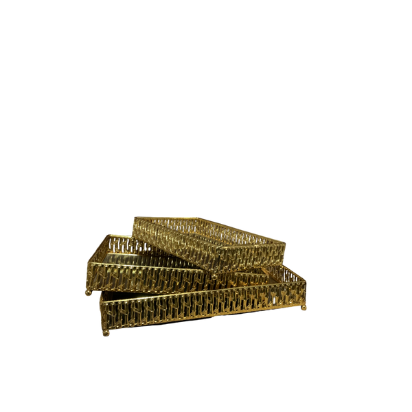 Handcrafted Golden Lattice Artisan