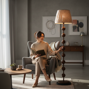 Lum Modern Metallic Floor Lamp