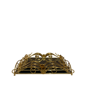 Brass Mesh Rectangular Tray