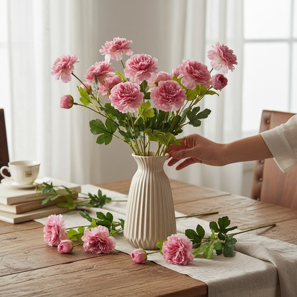 Modern Bloom Decorative Flower Arrangement (4 Sticks in Vase)