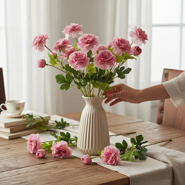 Modern Bloom Decorative Flower Arrangement (4 Sticks in Vase)