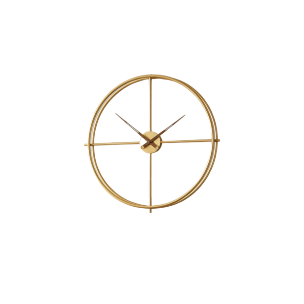 Imperial Luxe Metallic Wall Timepiece