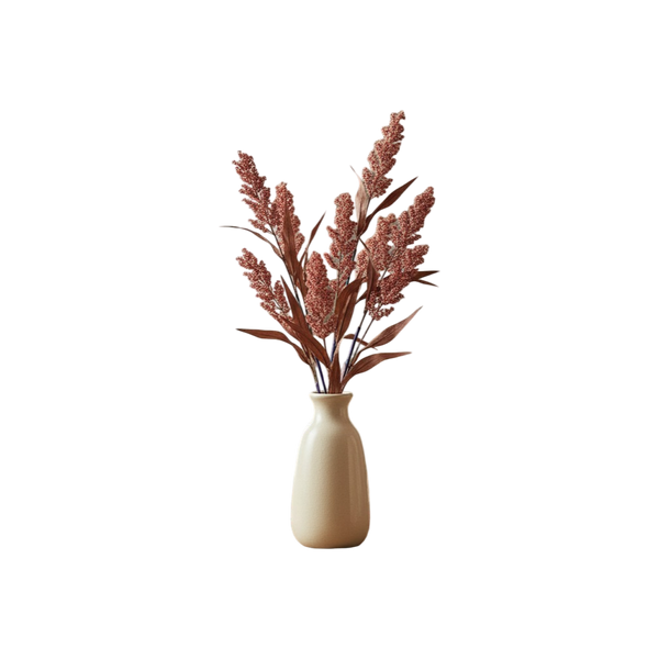Stylish Artificial Flower Vase Arrangement (2 Sticks in Vase)