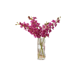 Timeless Bloom Artificial Floral Arrangement (5 Sticks in Vase)