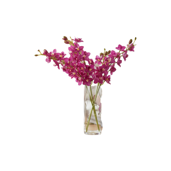 Timeless Bloom Artificial Floral Arrangement (5 Sticks in Vase)