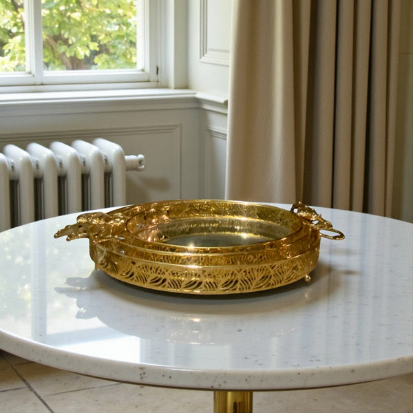Luxe Metallic Serving Tray