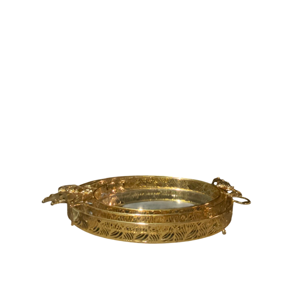 Luxe Metallic Serving Tray