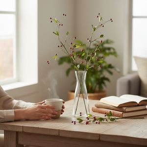 Natural Touch Artificial Flower Vase (3 Sticks in Vase)