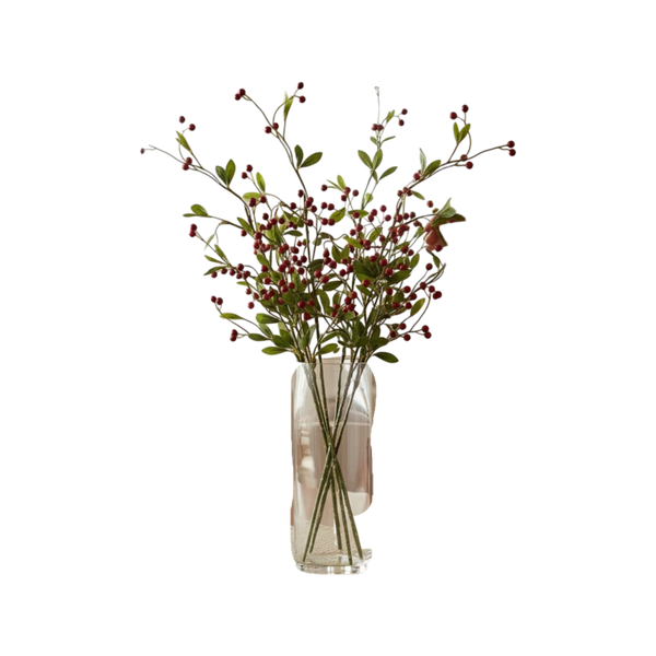 Natural Touch Artificial Flower Vase (3 Sticks in Vase)