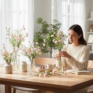 Graceful Bloom Decorative Arrangement  (4 Sticks in Vase)