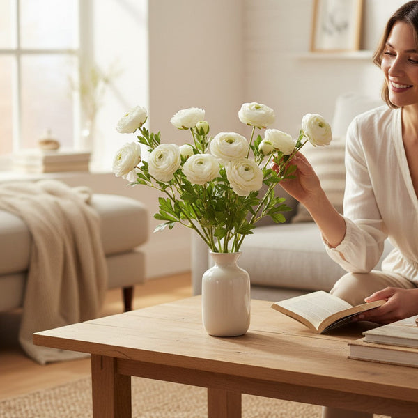 Luxury Tabletop Floral Arrangement (4 Sticks in Vase)