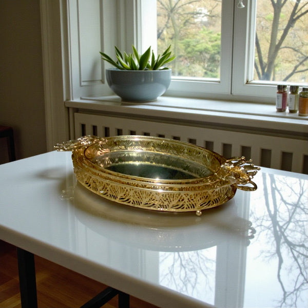 Luxe Metallic Serving Tray