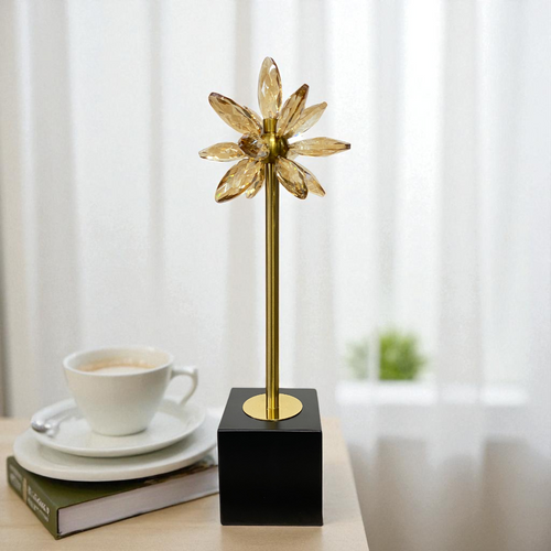 Crystal Flower Table Decor