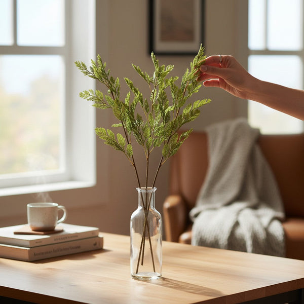 Stylish Floral Interior Decor (3 Sticks in Vase)