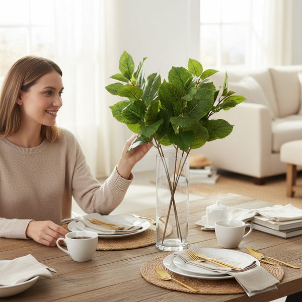 Elegant Bloom Luxury Vase Arrangement   (2 Sticks in Vase)