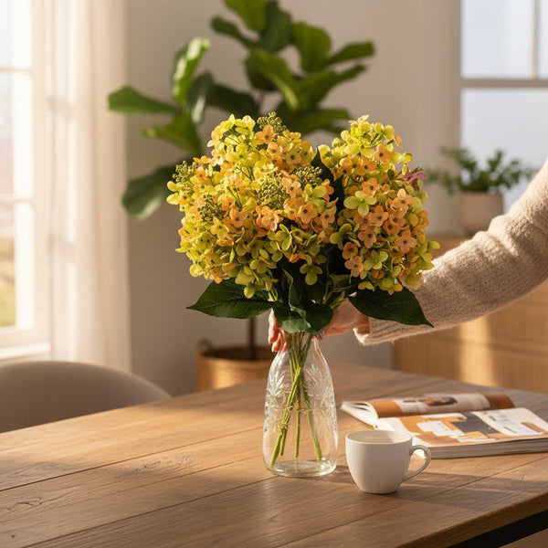 Everlasting Grace Artificial Floral Decor    (4 Sticks in Vase)